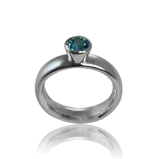 Topaz Silver Ring