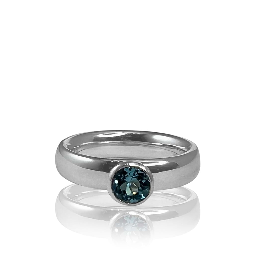Topaz Silver Ring