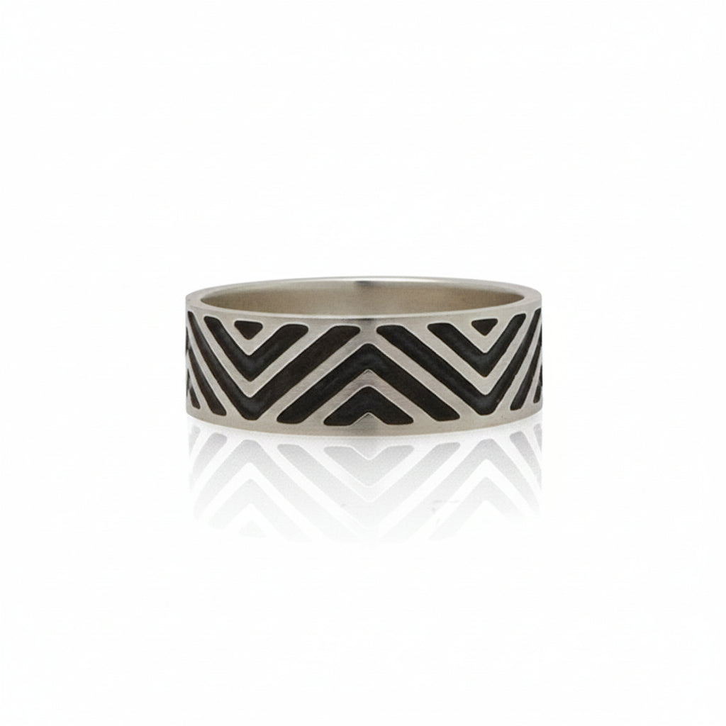 Sterling-Silver-Zig-Zag-Design-Ring