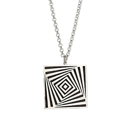 Vortex Square Pendant