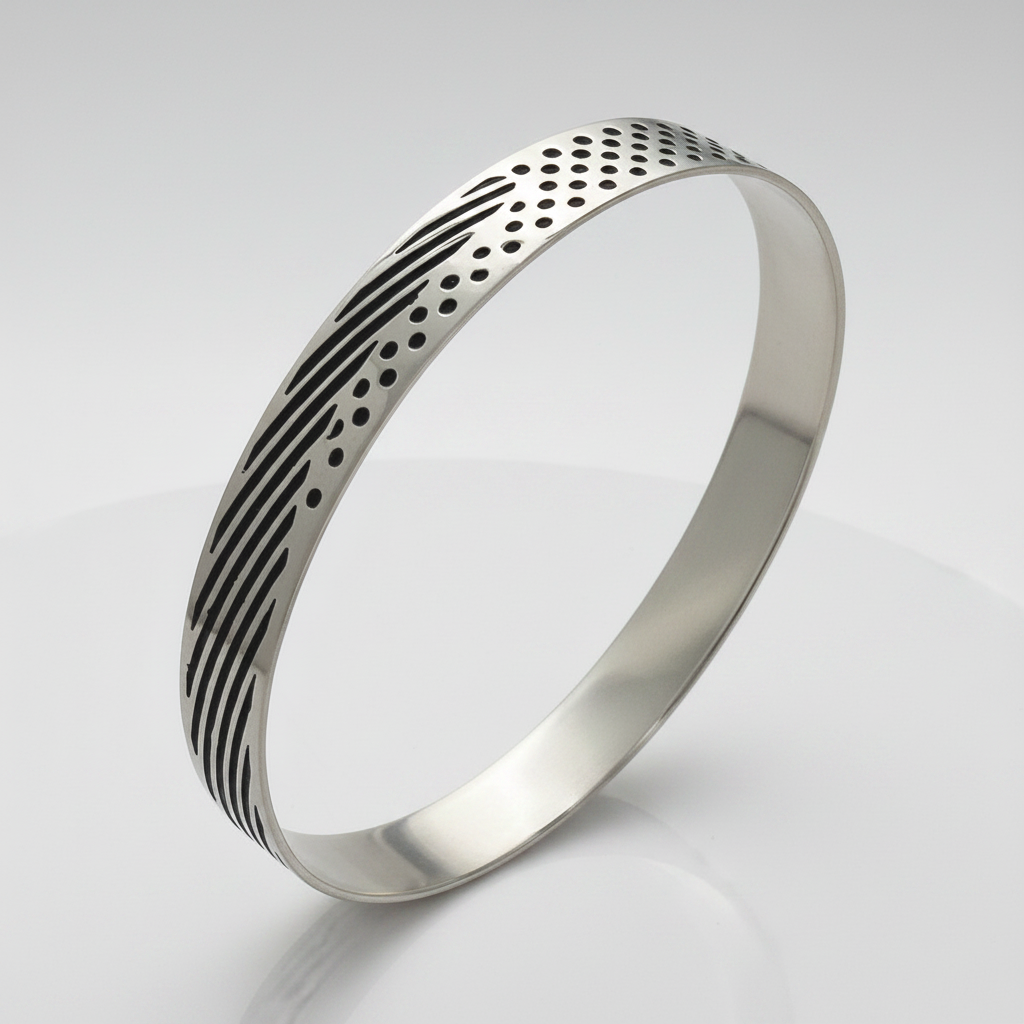 Braccialetto in argento Geo