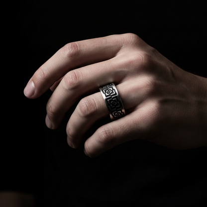 Unisex Geometric Design Ring